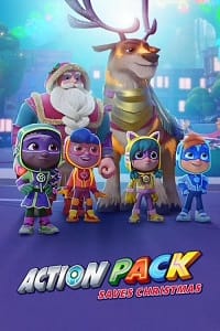 The Action Pack Saves Christmas (2022) Dual Audio [Hindi - English] WeB-DL